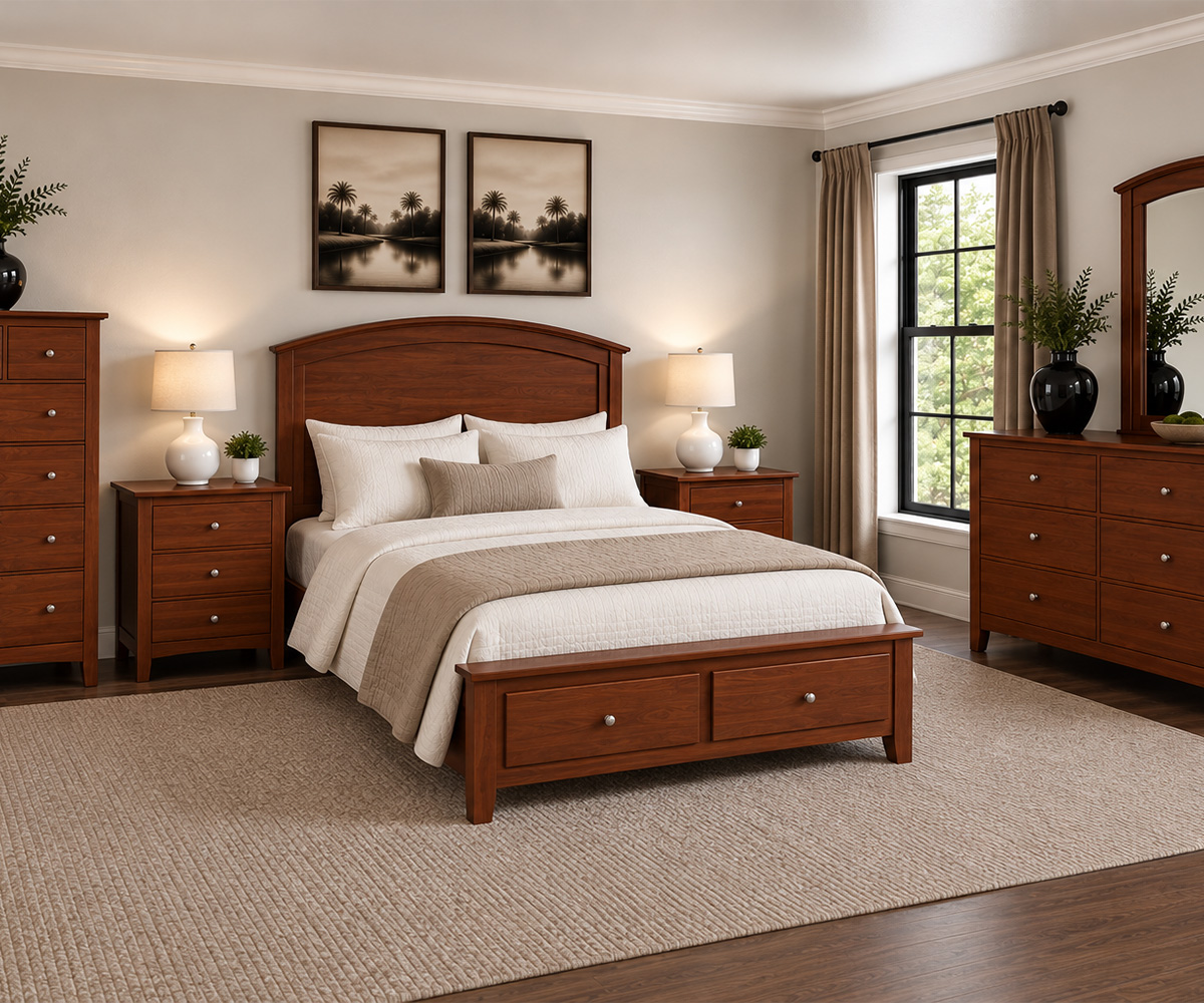 Hardwood Bedroom Set